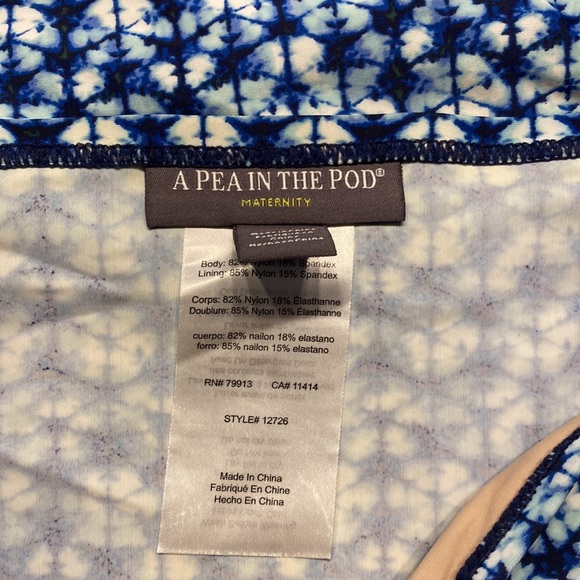 A Pea in the Pod maternity tankini bathingsuit - Picture 3 of 5